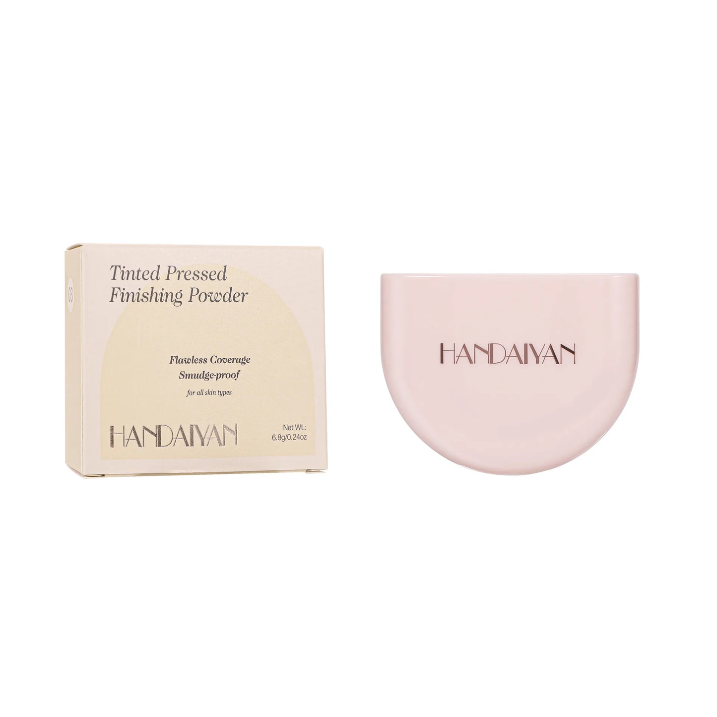 HANDAIYAN 8 colors brighten skin tone concealer powder waterproof hold makeup does not darken concealer powder